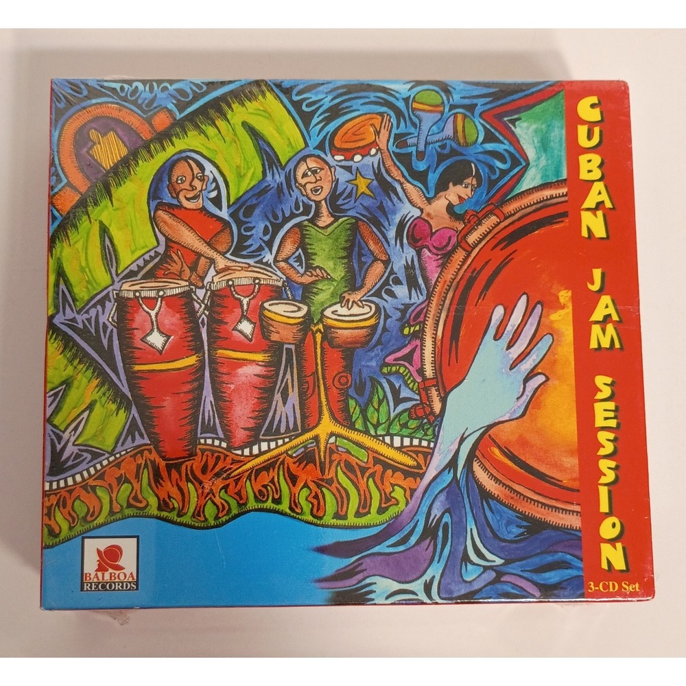 3 CD Set, Cuban Jam Session,  Various artists Balboa Label, NEW